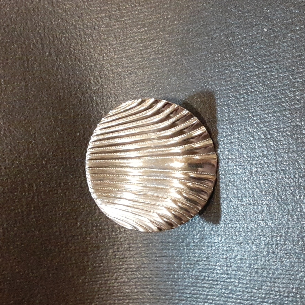 Vintage Silver Hinged Scarf  Clip